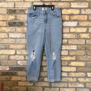 Denizen Mid rise ankle distressed